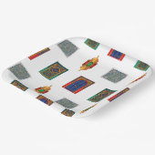 Mosaïque des portes et lanternes marocaines ペーパープレート (傾斜あり)