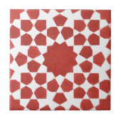 mosaïque marocaine rouge MAMLUK タイル (正面)