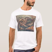 Mosasaurおよび魚竜(懸命のハインリッヒ) Tシャツ (正面)