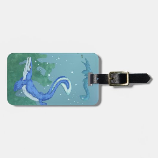 Mosasaurus ラゲッジタグ (正面横)