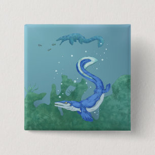 Mosasaurus 缶バッジ