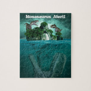 Mosasaurus Alert! Dinosaur ジグソーパズル