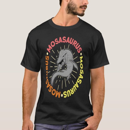 Mosasaurus Dino Prehistoric Dinosaur 7 Tシャツ (正面)