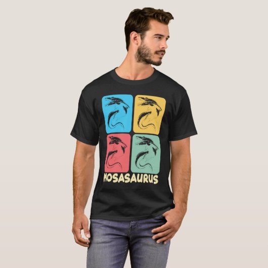 Mosasaurus Dino Prehistoric Dinosaur Tシャツ (正面フル)