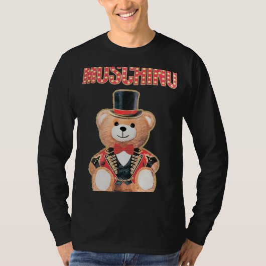 MOSCHINOジャージーTシャツテディサーカス Tシャツ (正面)