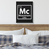 Moscovium -ロシアの Science Periodic Table キャンバスプリント (インサイチュ (寝室))