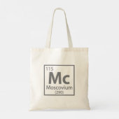 Moscovium -ロシアの Science Periodic Table トートバッグ (裏面)