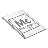 Moscovium -ロシアの Science Periodic Table ノートブック (右側)