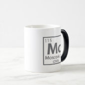 Moscovium -ロシアの Science Periodic Table モーフィングマグカップ (正面右)
