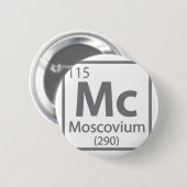 Moscovium -ロシアの Science Periodic Table 缶バッジ (正面&裏面)