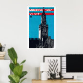 Moscow Church - Matchbox Print - Aesthetic Wall ポスター (ホームオフィス)