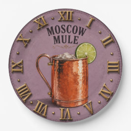 Moscow Mule Copper Mug Cocktail Bar Decor ペーパープレート