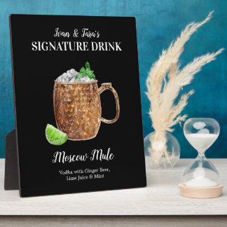Moscow Mule ・ PERSONALIZE this Signature Drink フォトプラーク