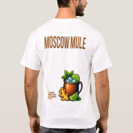 Moscow Mule T-Shirt – Classic Copper Mug Cocktail Tシャツ