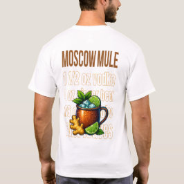 Moscow Mule T-Shirt – Classic Copper Mug Cocktail Tシャツ