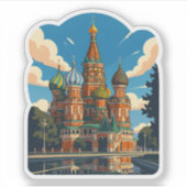 Moscow’s Saint Basil’s Cathedral シール (正面)