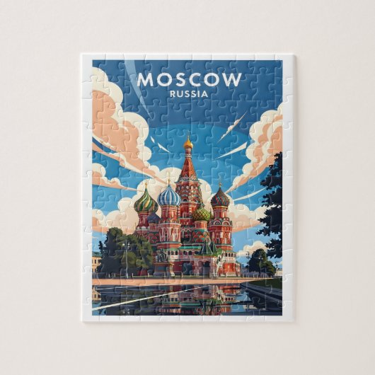 Moscow’s Saint Basil’s Cathedral ジグソーパズル (縦)