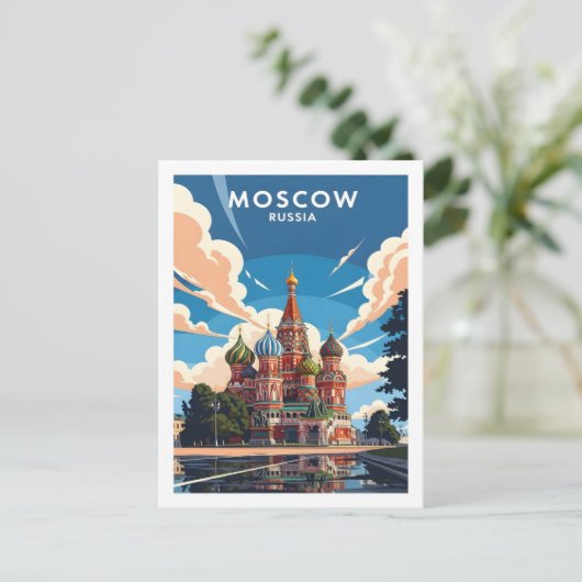 Moscow’s Saint Basil’s Cathedral ポストカード (スタンド正面)