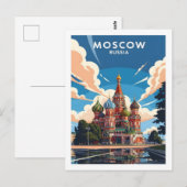 Moscow’s Saint Basil’s Cathedral ポストカード (正面/裏面)