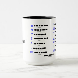 Moseコード句読点図表のマグ マグカップ