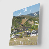 Moselbrücke bei Bullay スクエア壁時計 (傾斜)