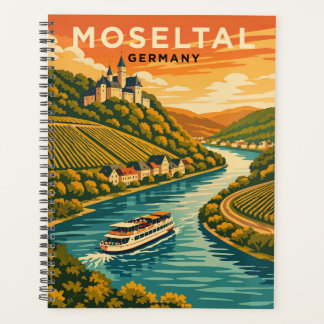 Moseltal Germany Vintage Travel Art プランナー手帳