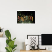 Moses and the Brazen Serpent (oil on canvas) ポスター (ホームオフィス)