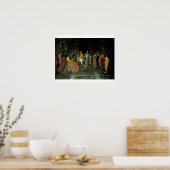 Moses and the Brazen Serpent (oil on canvas) ポスター (キッチン)