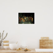 Moses and the Brazen Serpent (oil on canvas) ポスター (キッチン)