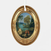 Moses and the Burning Bush Advent Jesse Tree メタルオーナメント (正面左)