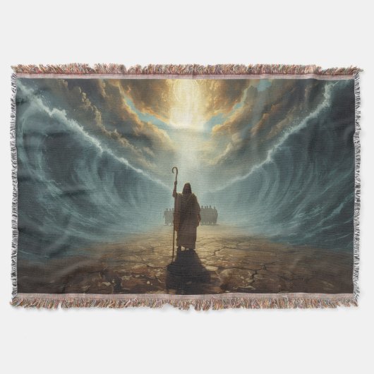 Moses at the Red Sea: Christian Blanket スローブランケット (正面)