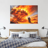 Moses Burning Bush Canvas Print Picture 1 キャンバスプリント (インサイチュ (寝室))