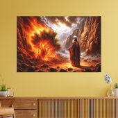 Moses Burning Bush Canvas Print Picture 2 キャンバスプリント (インサイチュ (リビング))