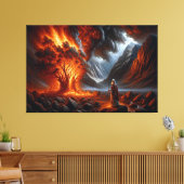 Moses Burning Bush Canvas Print Picture 6 キャンバスプリント (インサイチュ (リビング))