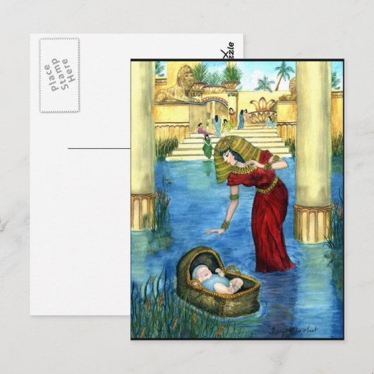 Moses in a Basketはがき ポストカード (正面/裏面)