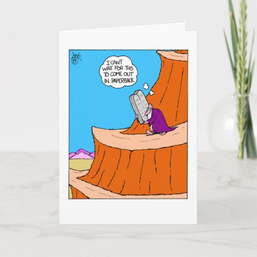 Moses paperback Ten Commandments カード (正面)