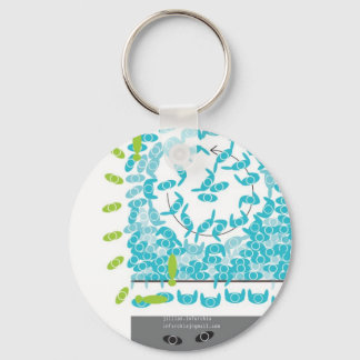 Moshピットキーチェーン。インフルキアジ キーホルダー