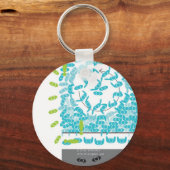 Moshピットキーチェーン。インフルキアジ キーホルダー (正面)