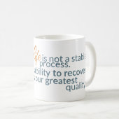 Mosheは話します: 生命安定しなかったプロセスマグ コーヒーマグカップ (正面右)