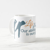 Mosheは話します: 生命安定しなかったプロセスマグ コーヒーマグカップ (正面左)