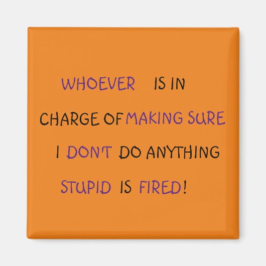 Moshe四角マグネット2 マグネット (正面)