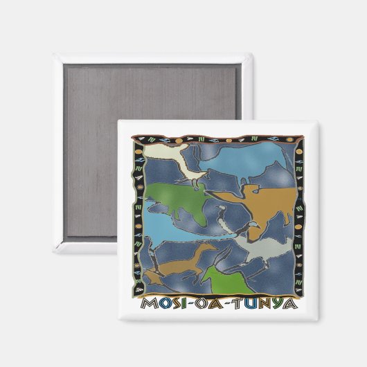 Mosi-oa-Tunya磁石 マグネット (正面/裏面)
