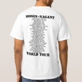 Mosin-Nagantの世界旅行のワイシャツ Tシャツ (裏面)