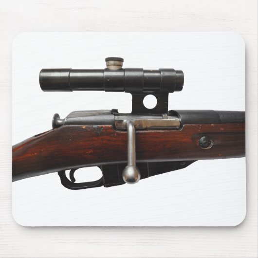 Mosin Nagantの第2次世界大戦の狙撃兵のマウスパッド! マウスパッド (正面)