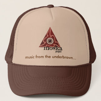 Moskaのロゴ02のunderbrownからの音楽… キャップ