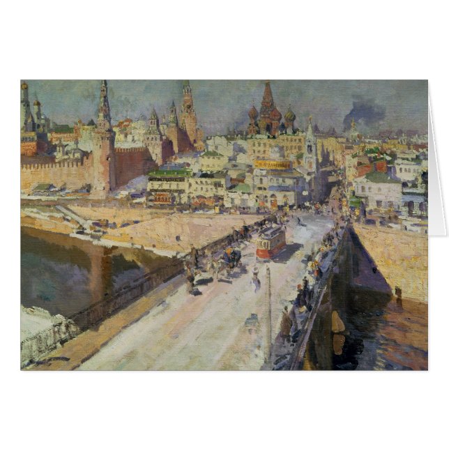Moskvaの川Bridge 1914年 (正面横)