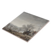 Moskvaの戦い、1812年9月7日のengrav タイル (側面)