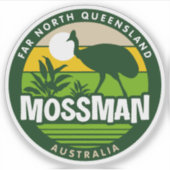 Mosman, Queenswlandオーストラリアのステッカー シール (正面)