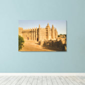 Mosque at Djenneのクラシック例 キャンバスプリント (インサイチュ (ウッドフロア))