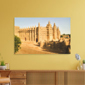 Mosque at Djenneのクラシック例 キャンバスプリント (インサイチュ (リビング))